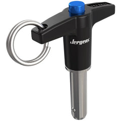 ‎3/16″ Pin Diameter, 1-1/2″ Grip Length, T-Handle Kwik-Lok Pin, Stainless Steel, Black Finish