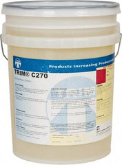 Master Fluid Solutions - Trim C270, 5 Gal Pail Cutting & Grinding Fluid - Synthetic, For Drilling, Reaming, Tapping - Makers Industrial Supply