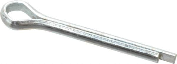 Value Collection - 3/32" Diam x 3/4" Long Extended Prong Cotter Pin - Grade 2, Zinc-Plated, Steel - Makers Industrial Supply