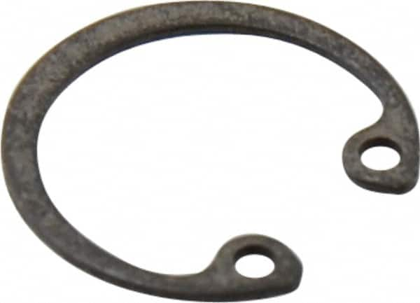 Value Collection - 5/16" Nominal, 0.015" Thick, Phosphate Finish, Spring Steel Snap Internal Retaining Ring - 0.02" Groove Width, 0.009" Groove Depth, 0.33" Groove Diam - Makers Industrial Supply