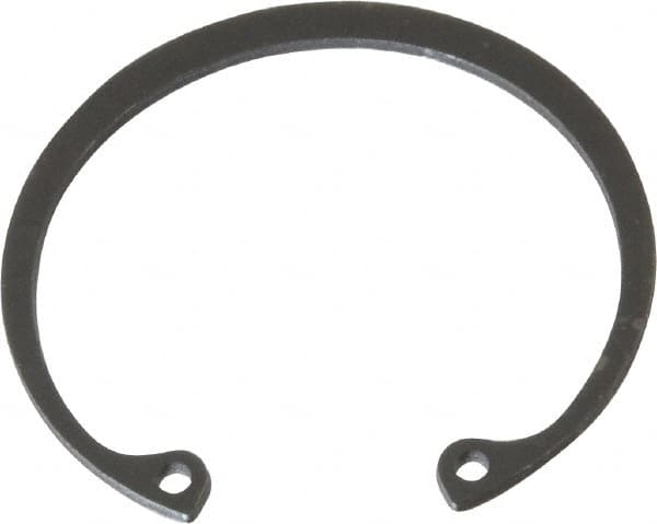 Value Collection - 1-1/2" Nominal, 0.05" Thick, Phosphate Finish, Spring Steel Snap Internal Retaining Ring - 0.056" Groove Width, 0.047" Groove Depth, 1.594" Groove Diam - Makers Industrial Supply