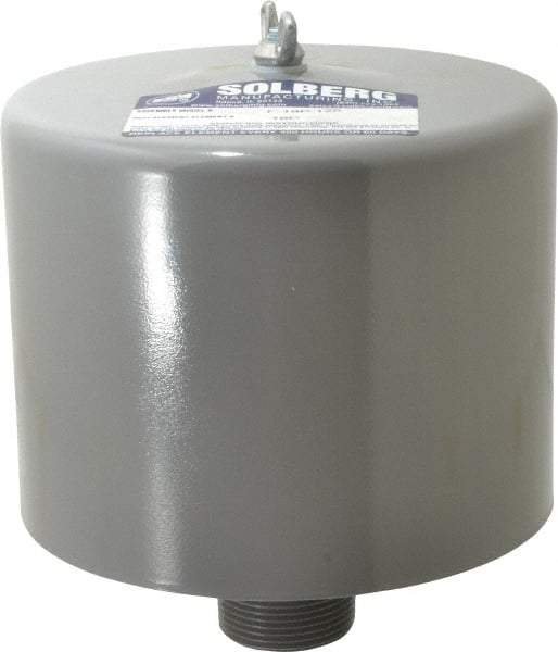 Made in USA - 1-1/4" Port, 6" High x 6" Wide, FRL Filter - 80 SCFM, 220°F Max - Makers Industrial Supply