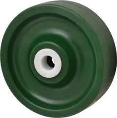 Albion - 6 Inch Diameter x 2 Inch Wide, Polyurethane Caster Wheel - 1,000 Lb. Capacity, 2-3/16 Inch Hub Length, 3/4 Inch Axle Diameter, Delrin Bearing - Makers Industrial Supply