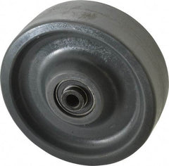 Albion - 6 Inch Diameter x 2 Inch Wide, Polyurethane Caster Wheel - 1,400 Lb. Capacity, 2-7/16 Inch Hub Length, 1/2 Inch Axle Diameter, Precision Ball Bearing - Makers Industrial Supply