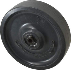 Albion - 8 Inch Diameter x 2 Inch Wide, Polyurethane Caster Wheel - 1,200 Lb. Capacity, 2-7/16 Inch Hub Length, 1/2 Inch Axle Diameter, Precision Ball Bearing - Makers Industrial Supply