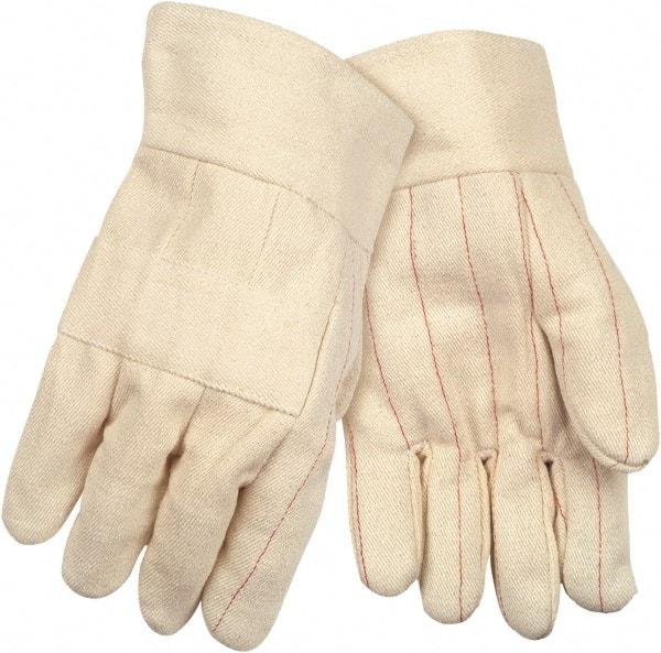 MCR Safety - Size Universal Cotton Lined Hot Mill Glove - Natural, Pair - Makers Industrial Supply