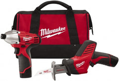 Milwaukee Tool - 12 Volt Cordless Tool Combination Kit - Makers Industrial Supply