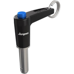 ‎3/16″ Pin Diameter, 1-1/4″ Grip Length, L-Handle Kwik-Lok Pin, Stainless Steel, Black Finish