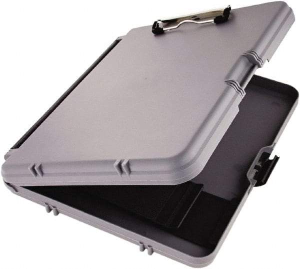 Saunders - 2-1/8" Long x 10-3/4" Wide, Clip Board - Charcoal & Gray - Makers Industrial Supply