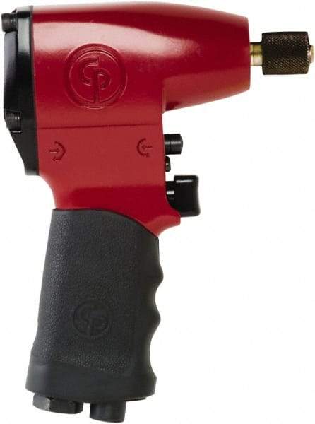 Chicago Pneumatic - 1/4" Drive, 7,000 RPM, 12 Ft/Lb Torque Impact Wrench - Pistol Grip Handle, 2,100 IPM, 8 CFM, 90 psi, 1/4" NPT Inlet - Makers Industrial Supply