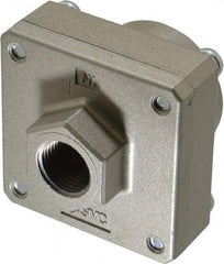 SMC PNEUMATICS - 3/8" NPTF Quick Exhaust Valve - 7 to 150 psi - Makers Industrial Supply