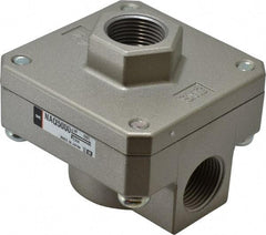 SMC PNEUMATICS - 3/4" NPTF Quick Exhaust Valve - 7 to 150 psi - Makers Industrial Supply