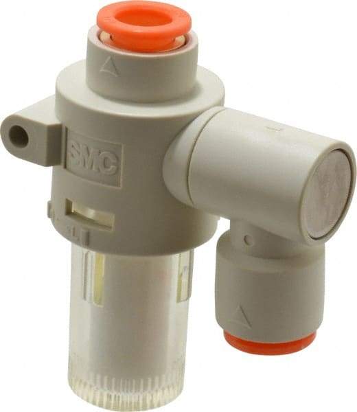 SMC PNEUMATICS - 3/8" Vacuum Suction Filter - 2.7 SCFM - Makers Industrial Supply