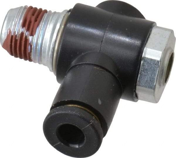 ARO/Ingersoll-Rand - 1/8" Male NPT x 5/32" Female NPT Right Angle Flow Control Valve - Makers Industrial Supply