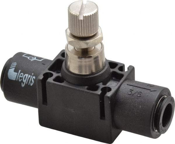 Legris - 3/8" Tube OD Inline Flow Control Valve - Makers Industrial Supply