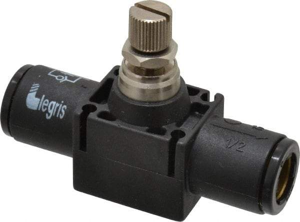 Legris - 1/2" Tube OD Inline Flow Control Valve - Makers Industrial Supply