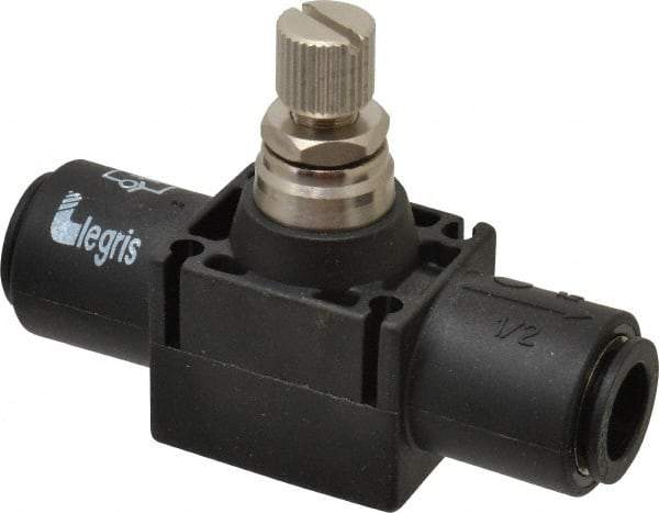 Legris - 12mm Tube OD Inline Flow Control Valve - Makers Industrial Supply