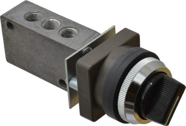 Mead - 4 Way Control Light Touch Valve - 1/8" NPT Inlet, Two Position - Makers Industrial Supply