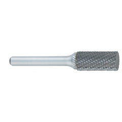 ‎SA-2 -8mm × 19mm LOC × 6mm Shank × 50mm OAL Cylindrical Carbide Medium Tough Cut Burr - Makers Industrial Supply