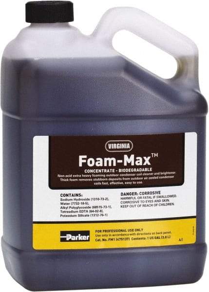 Parker - 1 Gal HVAC Coil Cleaner - For Extra Tough Cleaning Jobs - Makers Industrial Supply