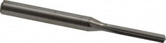 Kennametal - 3.3mm, 130° Point, Solid Carbide Straight Flute Drill Bit - Makers Industrial Supply