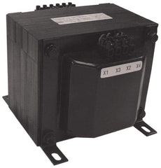 Sola/Hevi-Duty - 1 Phase, 0.75 kVA, Control Transformer - 2 Input, 1 Output Winding, 50/60 Hz, 7.36 Inch Deep x 5.56 Inch High, 131°F Temp Rise - Makers Industrial Supply