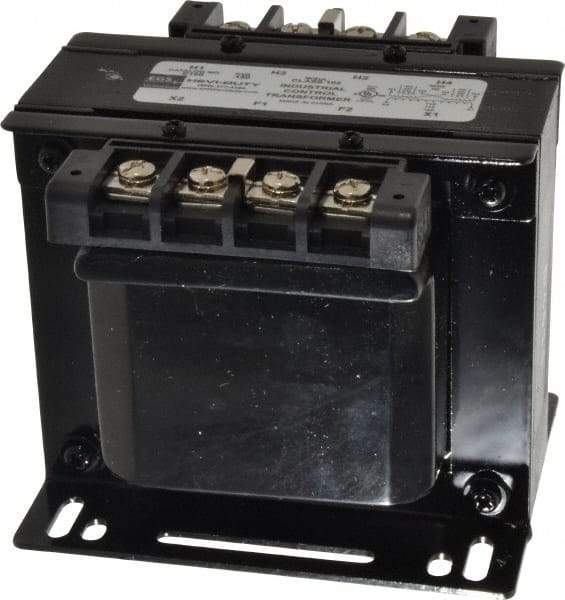 Sola/Hevi-Duty - 1 Phase, 0.15 kVA, Control Transformer - 2 Input, 1 Output Winding, 60, 50/60 at 220 V x 440 V, 50/60 at 230 V x 460 V Hz, 4.48 Inch Deep x 3.89 Inch High, 131°F Temp Rise - Makers Industrial Supply