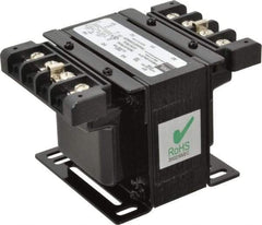 Sola/Hevi-Duty - 1 Phase, 0.1 kVA, Control Transformer - 2 Input, 1 Output Winding, 60, 50/60 at 220 V x 440 V, 50/60 at 230 V x 460 V Hz, 4.61 Inch Deep x 2.96 Inch High, 131°F Temp Rise - Makers Industrial Supply