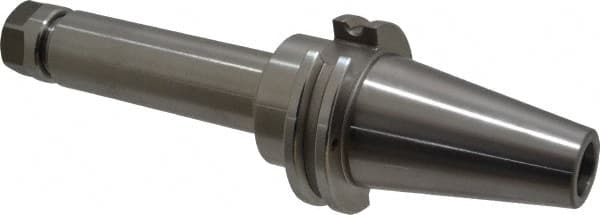 Accupro - 0.02" to 0.433" Capacity, 6" Projection, CAT40 Taper Shank, ER16 Collet Chuck - 0.0002" TIR, Through-Spindle & DIN Flange Coolant - Exact Industrial Supply