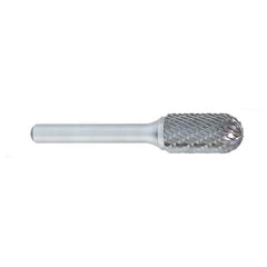 ‎SC-1 -6mm × 16mm LOC × 6mm Shank × 50mm OAL Cylindrical Ball Nose Carbide Medium Tough Cut Burr - Makers Industrial Supply