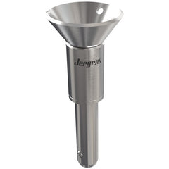 ‎3/8″ Pin Diameter, 1-1/4″ Grip Length, Recessed Button Handle Kwik-Lok Pin, Stainless Steel