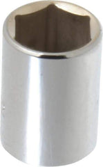 Proto - 25/32", 1/2" Drive, Standard Hand Socket - 6 Points, 1-1/2" OAL, Alloy Steel, Chrome Finish - Makers Industrial Supply