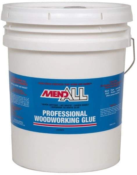 MendAll - 5 Gal Pail Yellow Wood Glue - Makers Industrial Supply