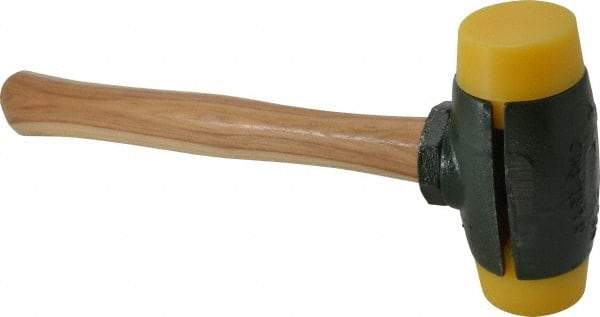 Garland - 4 Lb Head 2" Face Plastic Split Head Hammer - Wood Handle - Makers Industrial Supply