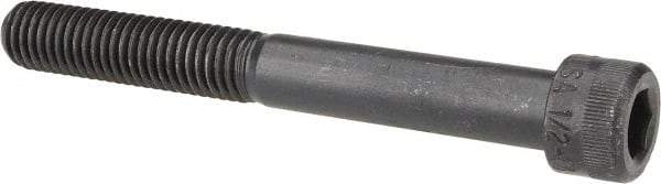 Holo-Krome - 1/2-13 UNC Hex Socket Drive, Socket Cap Screw - Alloy Steel, Black Oxide Finish, Partially Threaded, 4-1/4" Length Under Head - Makers Industrial Supply