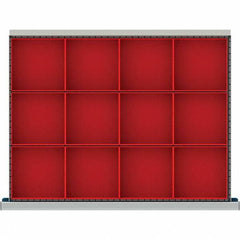 LISTA - 12-Compartment Drawer Divider Layout for 3.15" High Drawers - Makers Industrial Supply