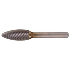 SH-41 Standard Cut Solid Carbide Bur-Flame Shape