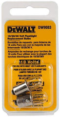 DeWALT - 18 Volt, Halogen Portable Work Light Replacement Bulb - Use with DW9083 - Makers Industrial Supply