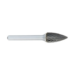 ‎SM-1 -6mm × 12mm LOC × 6mm Shank × 50mm OAL Pointed Cone Carbide Medium Tough Cut Burr - Makers Industrial Supply