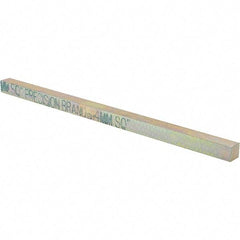 Precision Brand - 12" Long, Zinc Yellow Dichromate Key Stock - Oversized Key Stock - Makers Industrial Supply