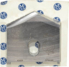 Allied Machine and Engineering - 3-5/8" Diam x 7/16" Thick, Seat Code G, 130° Included Angle Spade Drill Insert - Uncoated Powdered Metal, Powdered Metal, Series G - Makers Industrial Supply