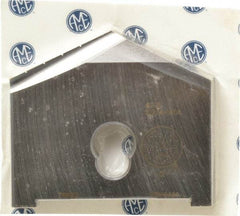 Allied Machine and Engineering - 4-1/8" Diam x 7/16" Thick, Seat Code G, 130° Included Angle Spade Drill Insert - Uncoated Powdered Metal, Powdered Metal, Series G - Makers Industrial Supply