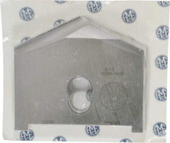 Allied Machine and Engineering - 4-1/2" Diam x 11/16" Thick, Seat Code H, 130° Included Angle Spade Drill Insert - Uncoated Powdered Metal, Powdered Metal, Series H - Makers Industrial Supply