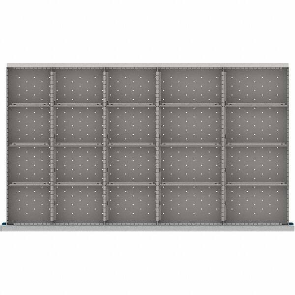 LISTA - 20-Compartment Drawer Divider Layout for 3.15" High Drawers - Makers Industrial Supply