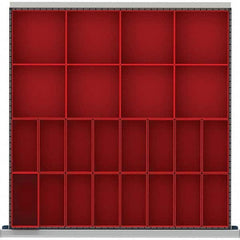 LISTA - 24-Compartment Drawer Divider Layout for 3.15" High Drawers - Makers Industrial Supply