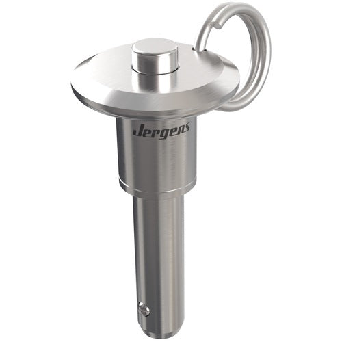 ‎5/16″ Pin Diameter, 1-1/4″ Grip Length, Heavy Duty Button Handle Kwik-Lok Pin, Stainless Steel