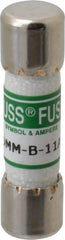 Cooper Bussmann - 1,000 VAC/VDC, 11 Amp, Fast-Acting General Purpose Fuse - 38.1mm OAL, 10mm Diam - Makers Industrial Supply