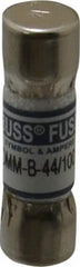 Cooper Bussmann - 1,000 VAC/VDC, 0.44 Amp, Fast-Acting General Purpose Fuse - 34.9mm OAL, 10mm Diam - Makers Industrial Supply