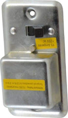 Cooper Bussmann - 125 VAC, Indicating Fuse Cover - For Use with 2-1/4 Inch Handy Boxes, FUSTAT Plug Fuses and FUSTRON Plug Fuses - Makers Industrial Supply