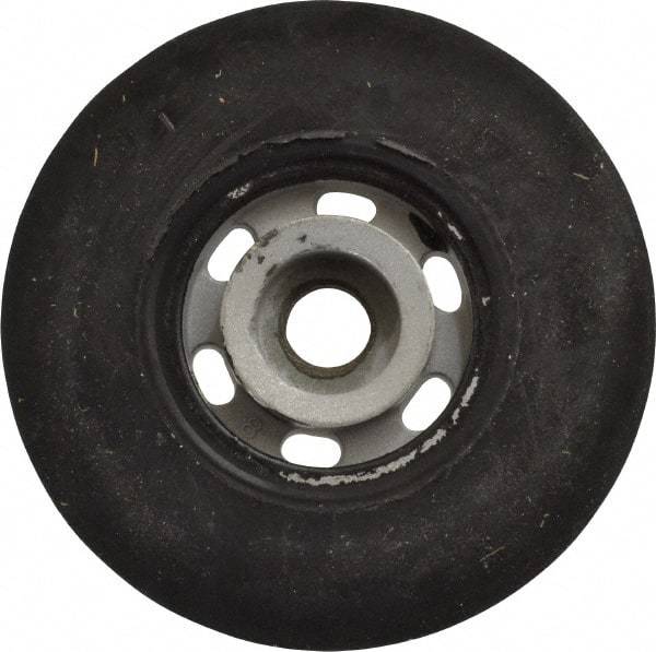 Made in USA - 4-1/2" Diam Disc Backing Smooth Backing Pad - 5/8" Shank Diam, Hard Density, 11,000 RPM - Makers Industrial Supply